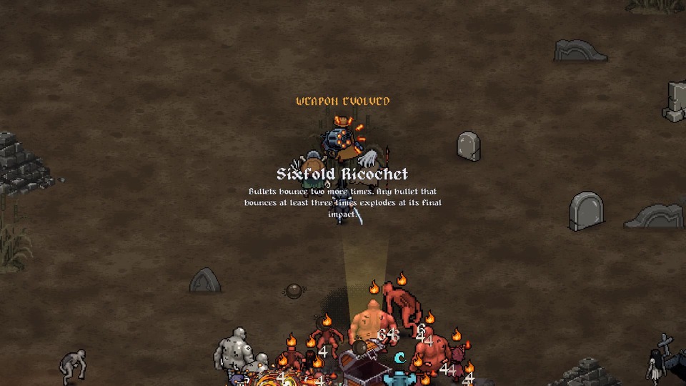 The Sixfold Ricochet weapon evolution