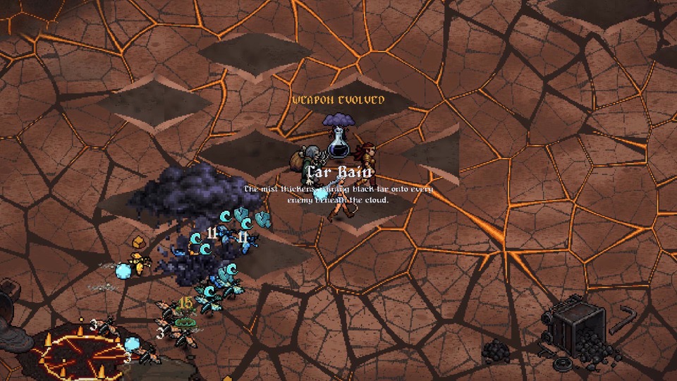 The Tar Rain weapon evolution