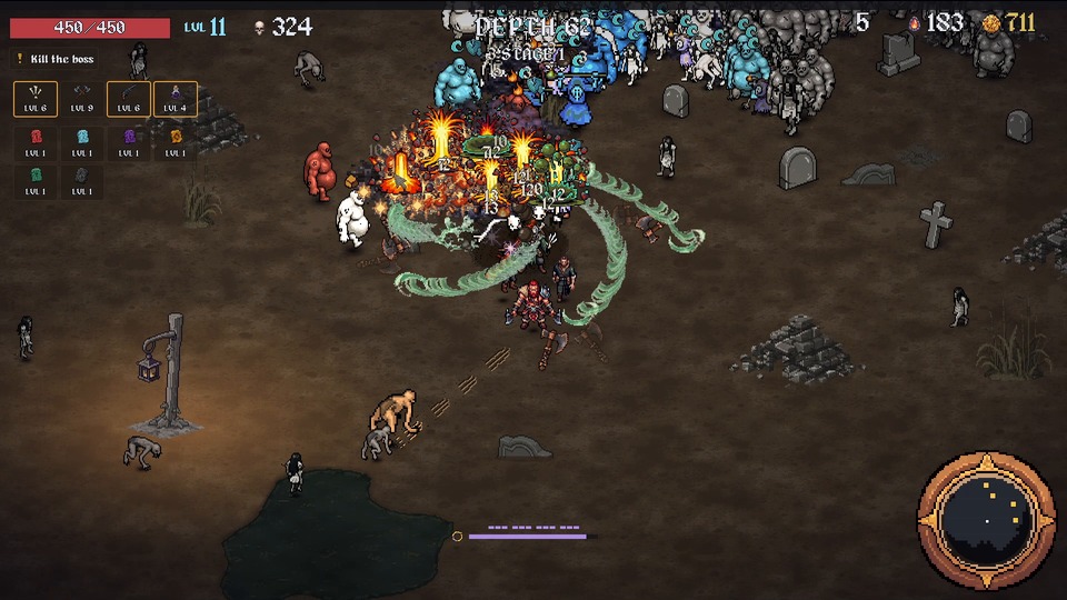 Fighting in Sunken Graves