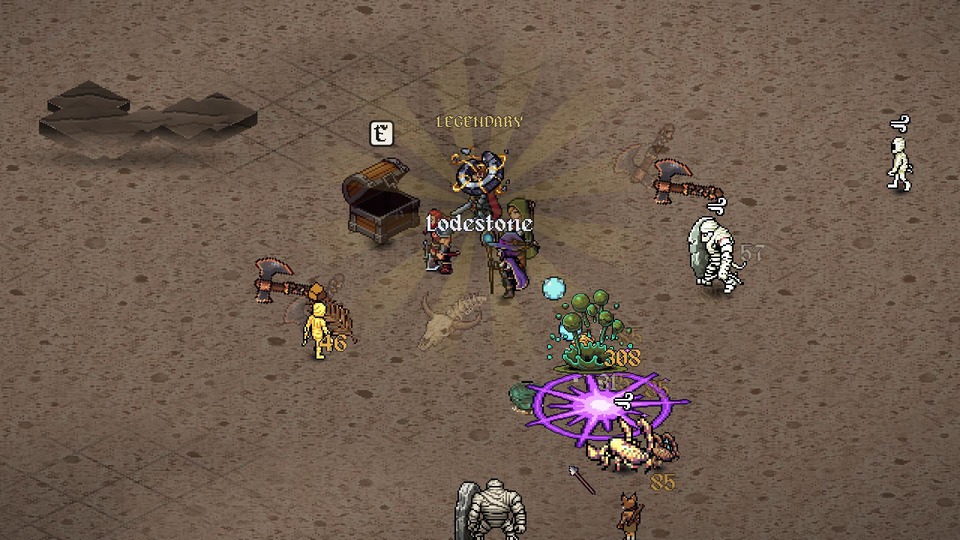 A legendary chest opening